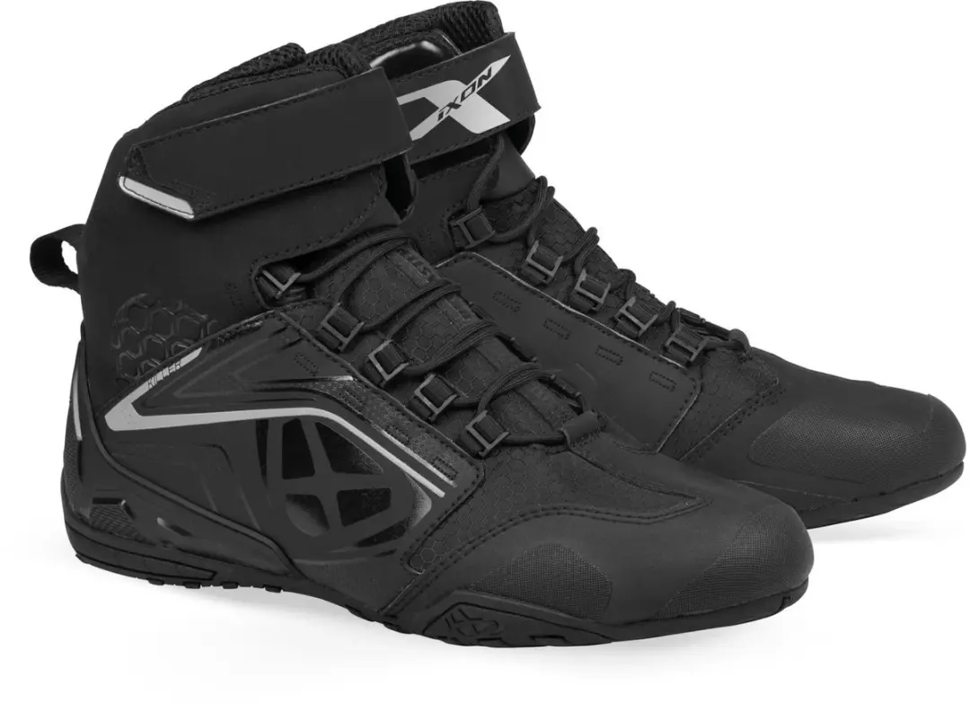 Ixon Killer WP Lady Zwart Zilver Motorschoenen