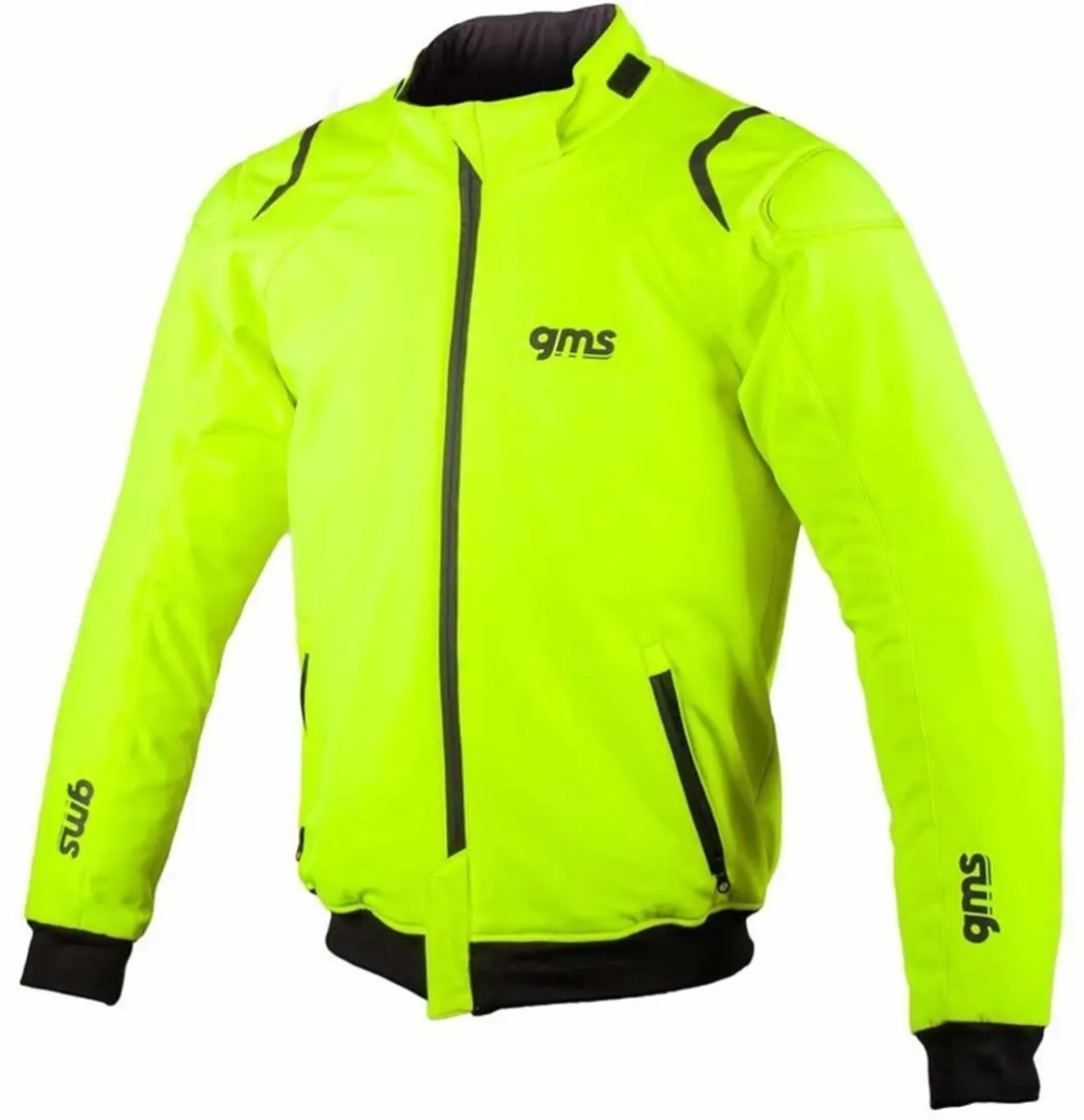 gms Falcon Neon Gele Textiele Motorjas
