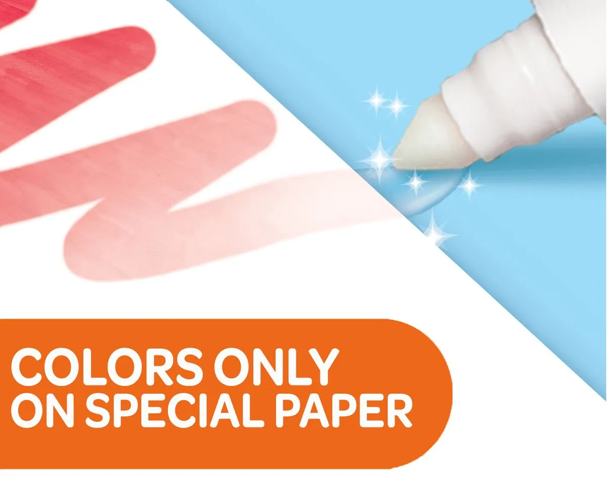 Crayola Color Wonder Hobbypakket Er Was Eens - 18 Kleurplaten & 4 Viltstiften