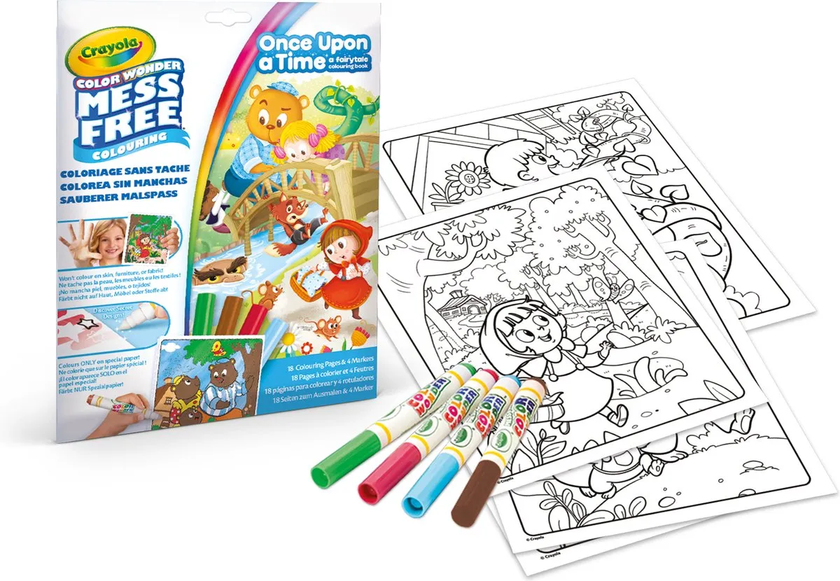 Crayola Color Wonder Hobbypakket Er Was Eens