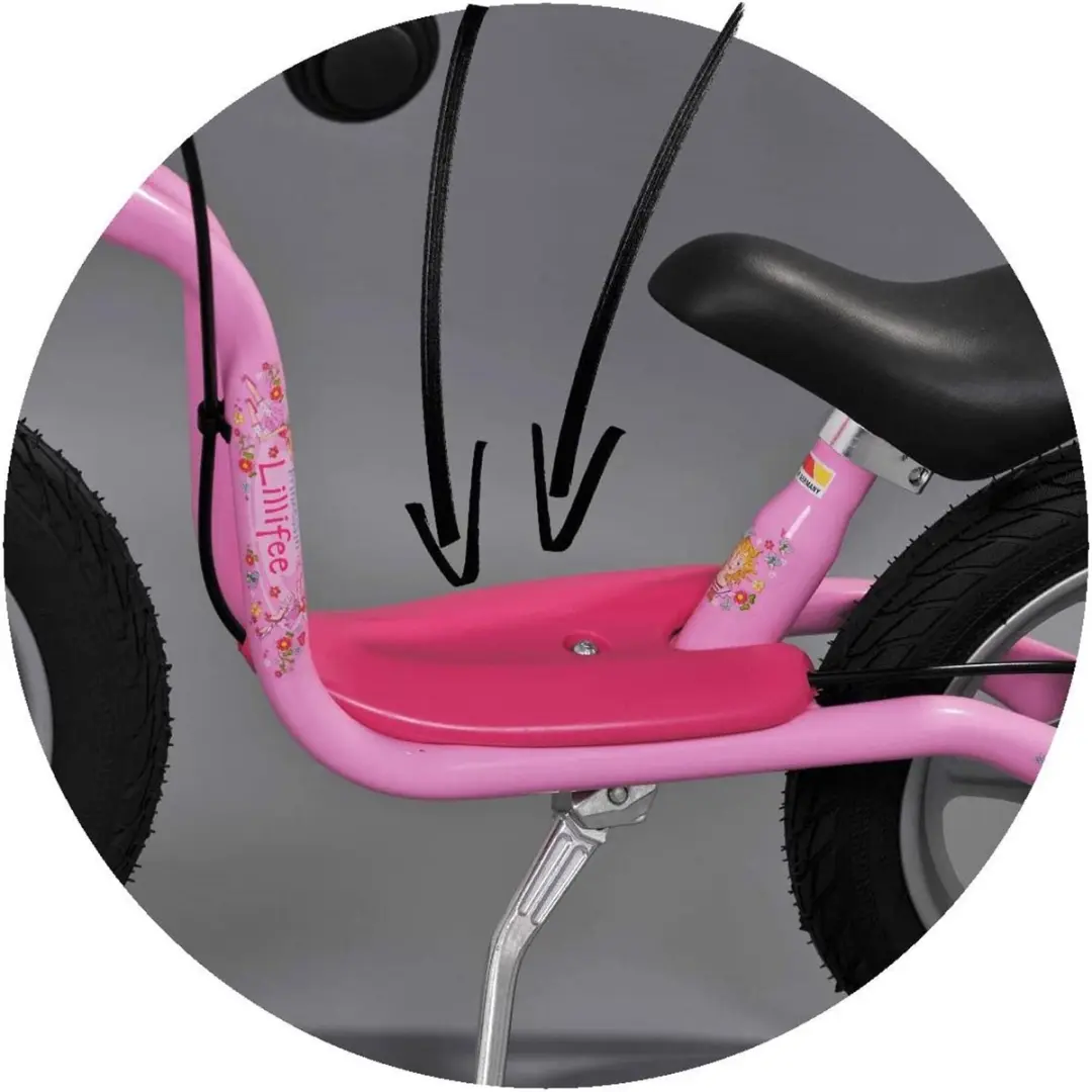 Puky loopfiets voor kinderen vanaf 2.5jaar in Rood met Rem