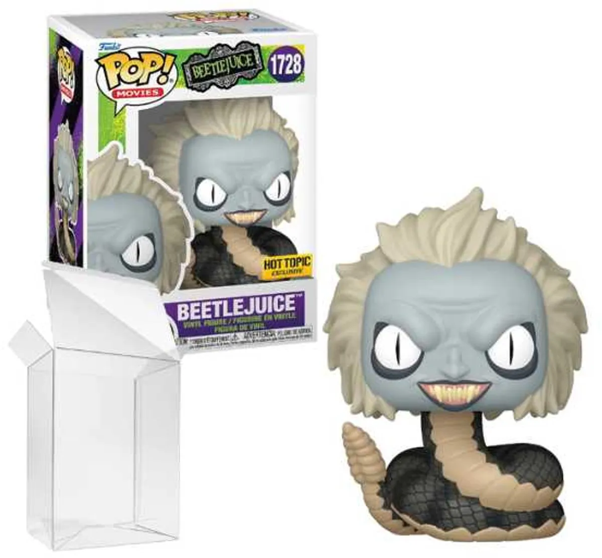 Funko Pop! Movies Beetlejuice Snake #1728 - Multicolor