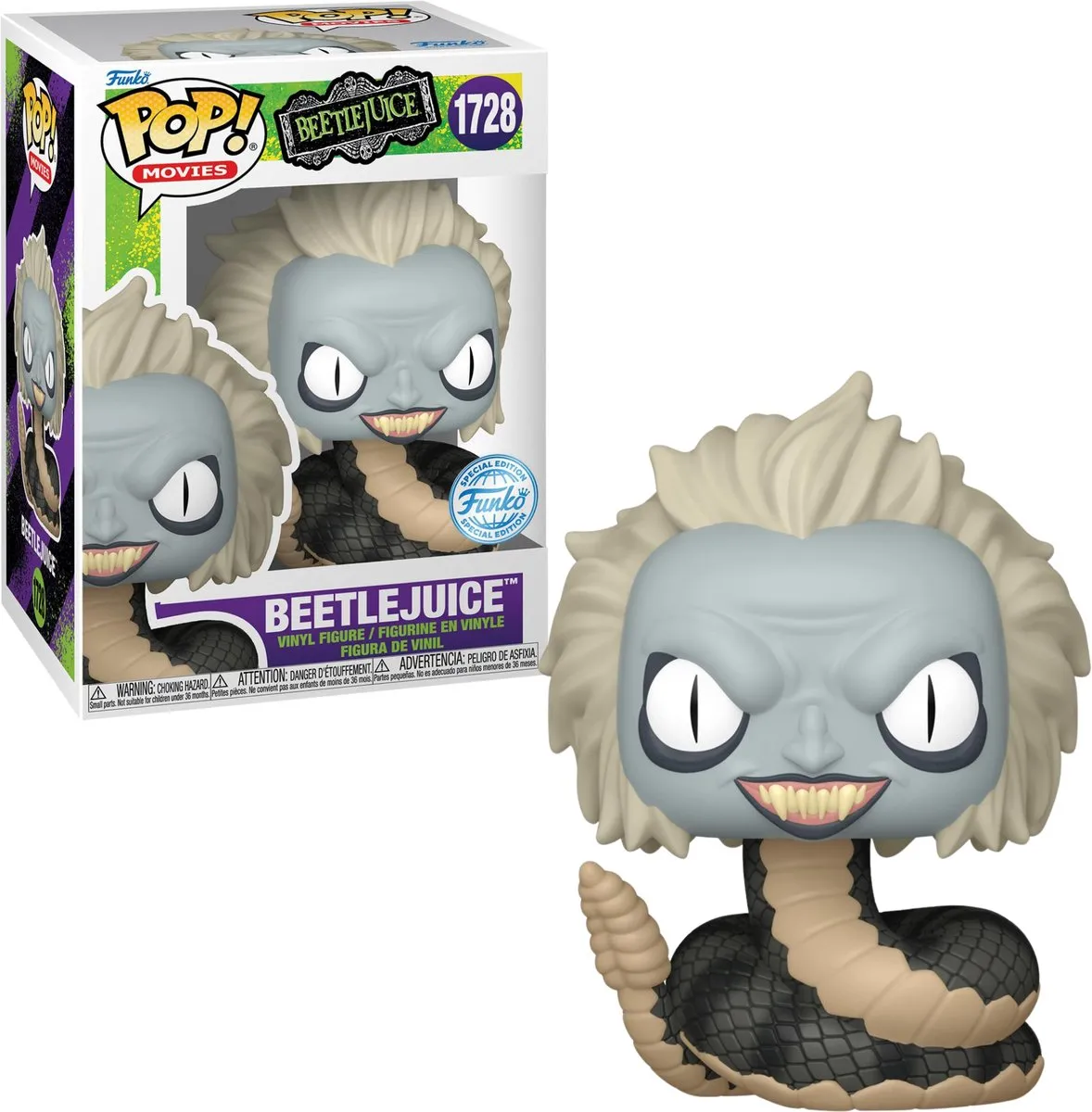 Funko Pop! Movies Beetlejuice Snake #1728