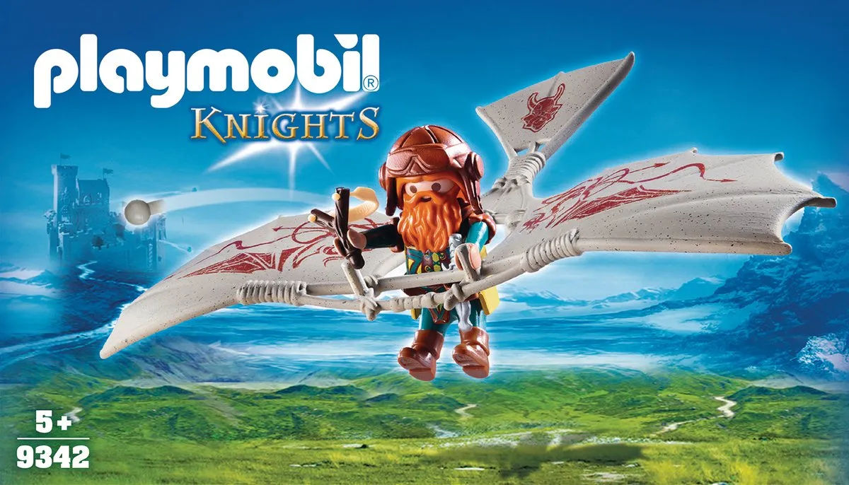 Playmobil Dwergzweefvlieger 9342 - Multicolor - afbeelding 6 van 6