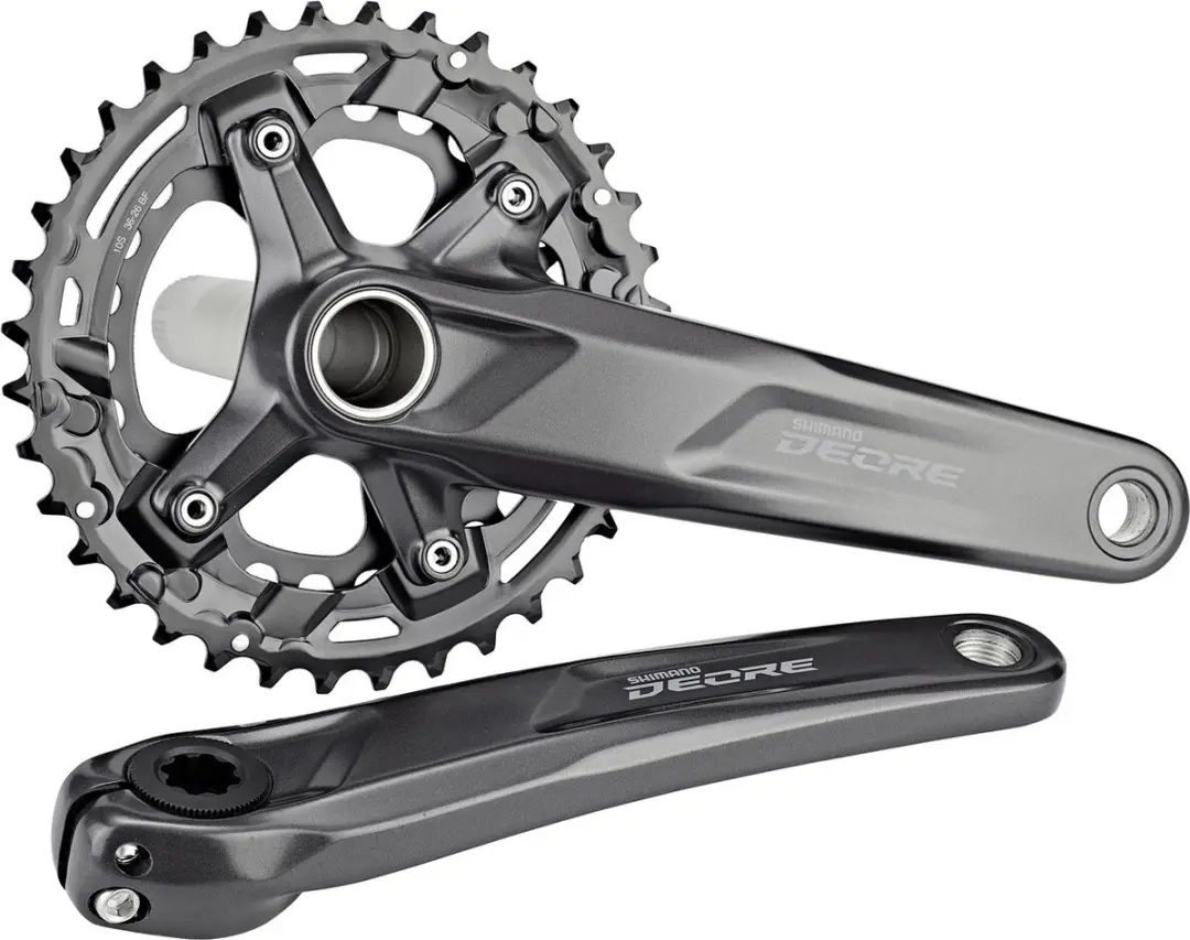 Shimano Deore FC-M4100 Crankset 2x10-speed 26/36t - 51,8mm - Zwart - afbeelding 2 van 5
