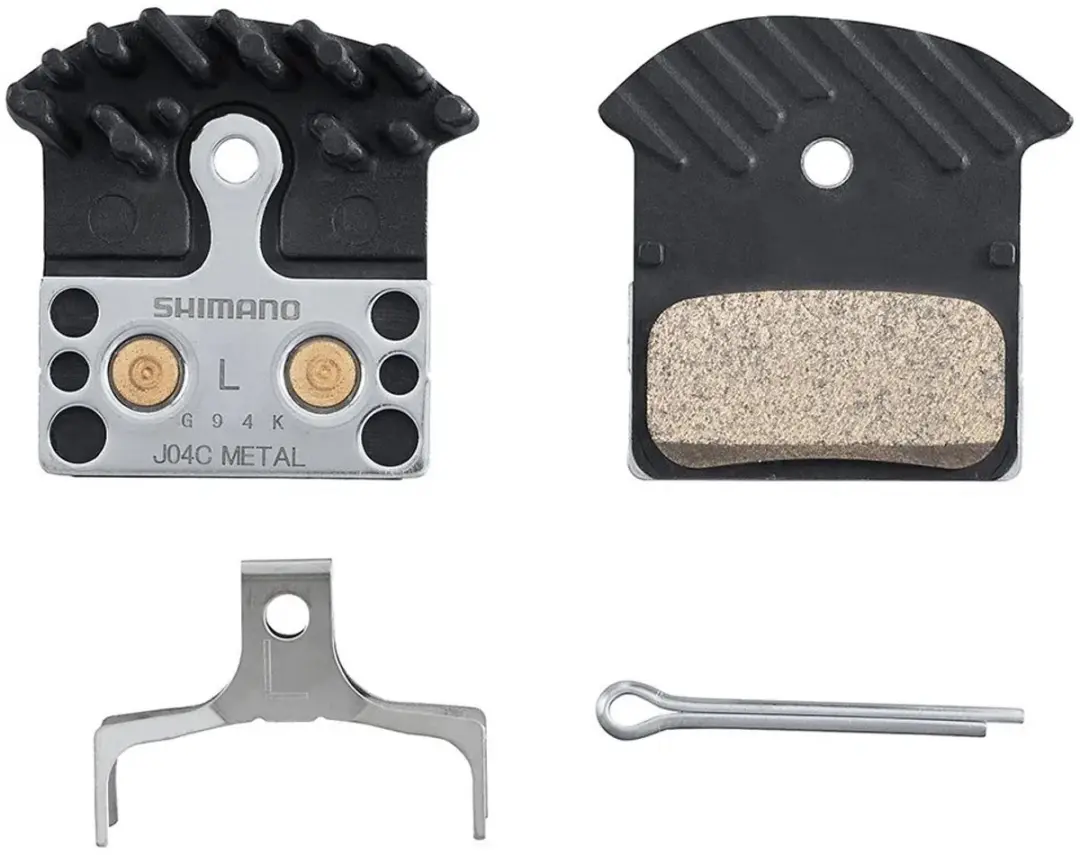 Shimano J04C Schijfremblokset - Met koelvinnen - afbeelding 2 van 6