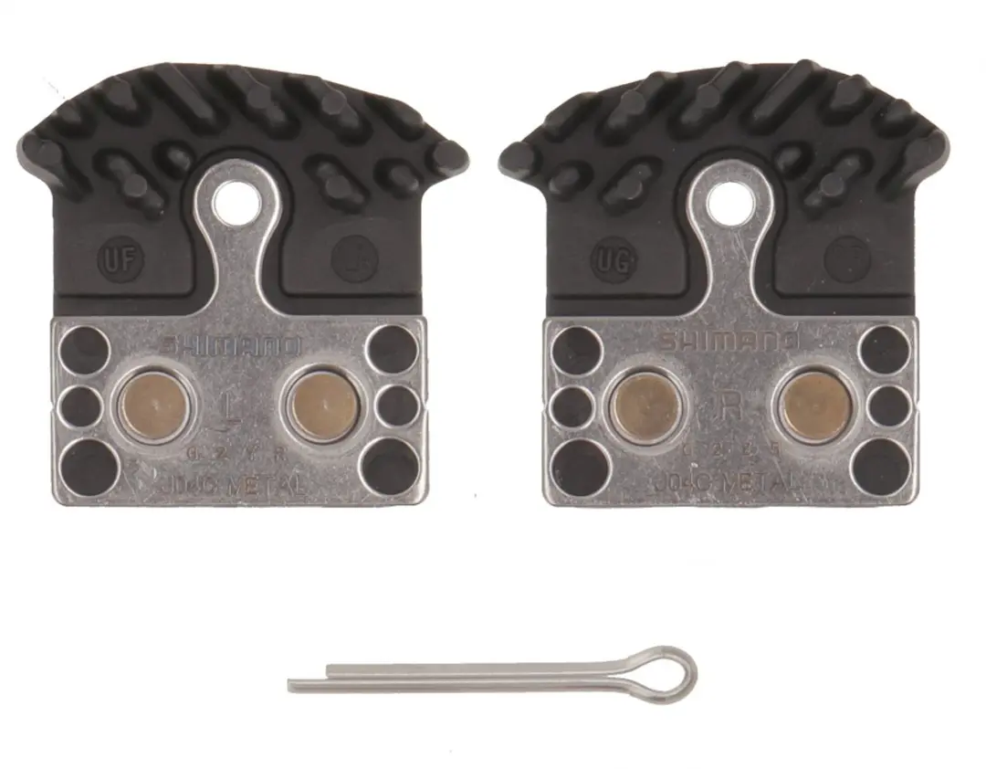Schijfremblokset Shimano J04C Metal met koelvinnen