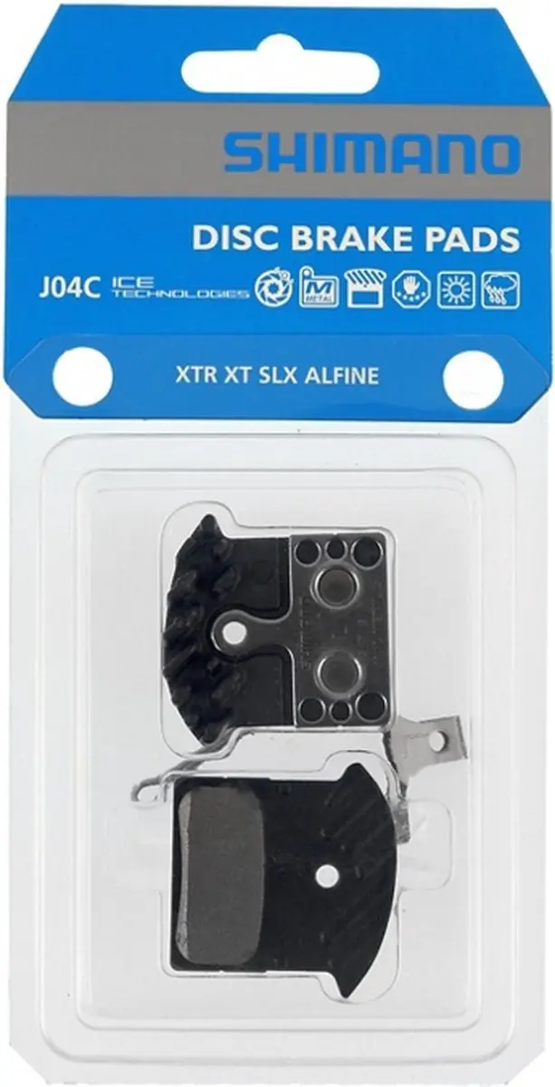 Shimano J04C Schijfremblokset - Met koelvinnen - afbeelding 5 van 6