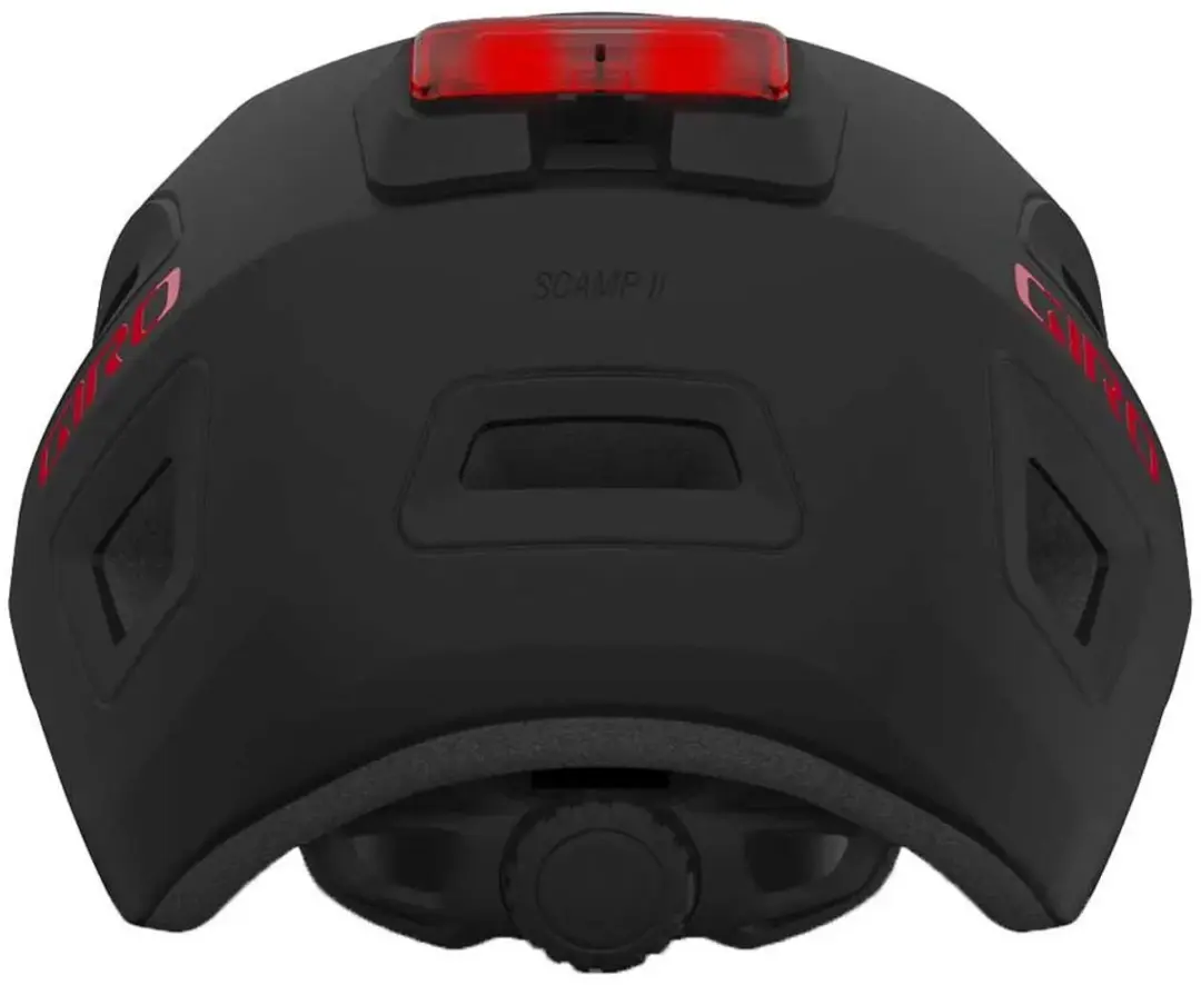 Giro Scamp II Helm Junior - S - Zwart/Rood - afbeelding 3 van 6