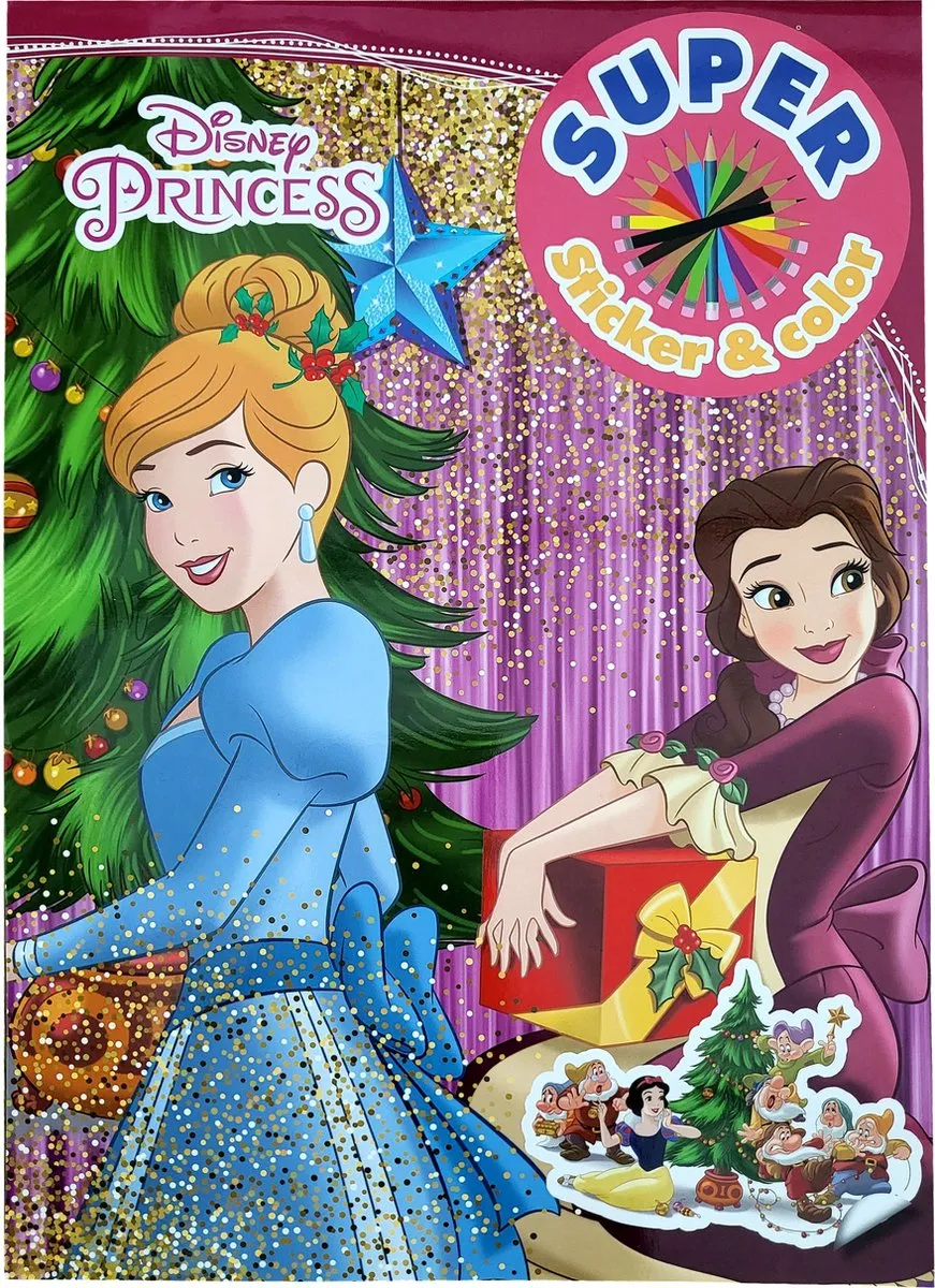 Disney Princess Kleurboek Kerst