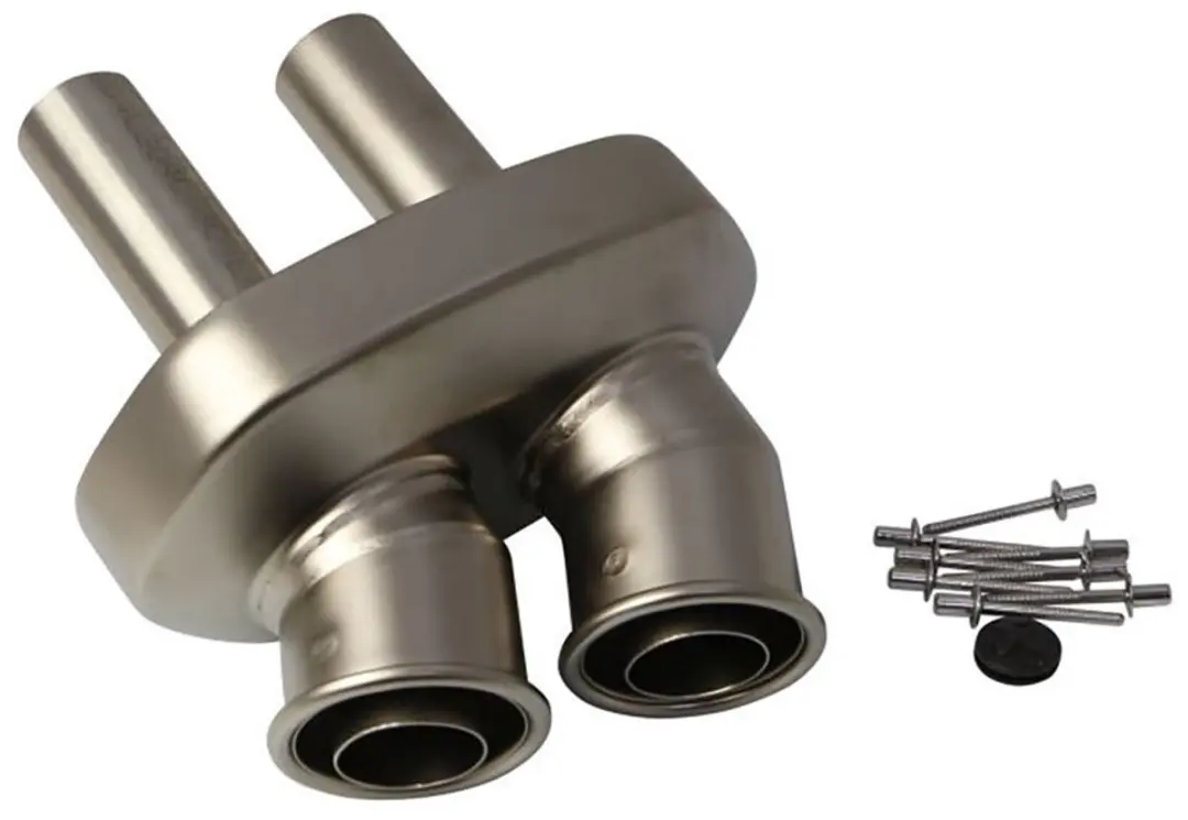 Akrapovic Titanium V-ec259 Uitlaat Eindkap Zilver