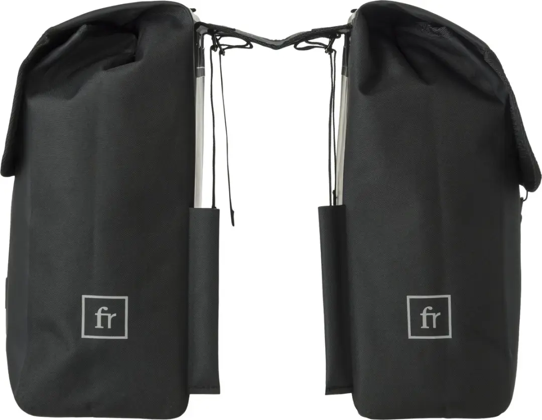 FastRider Jaxx Dubbele Fietstas - 56L - Zwart - afbeelding 6 van 6