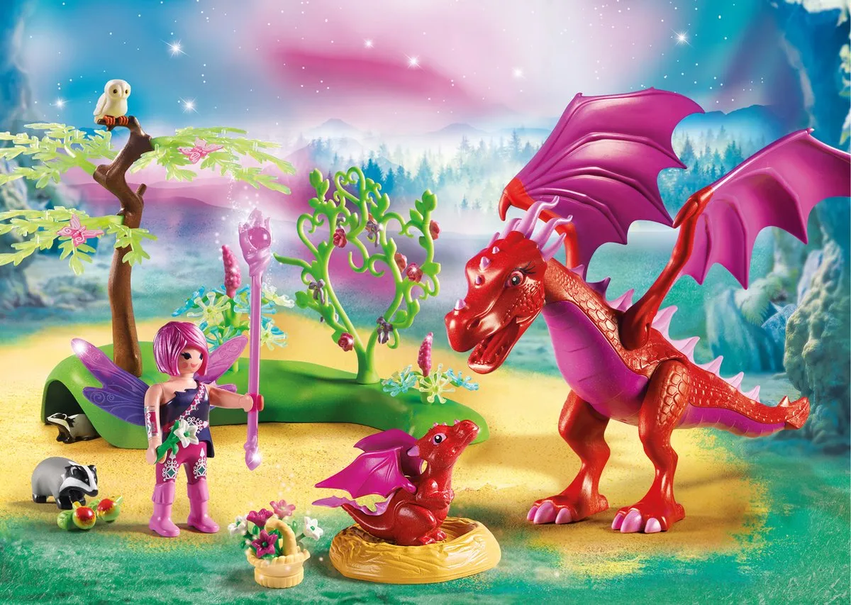 Playmobil Fairies Drakenmoeder met baby 71586