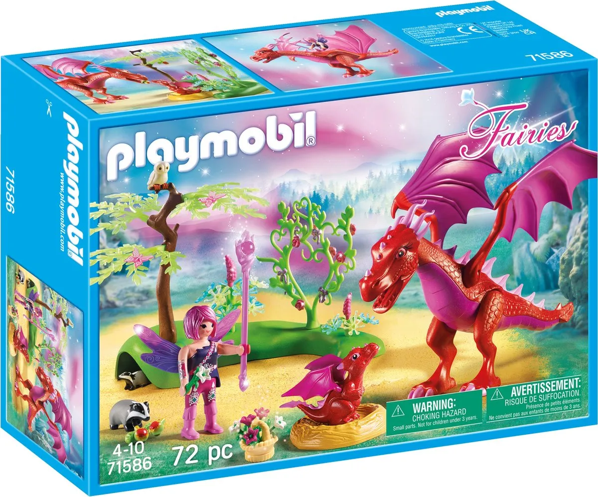 Playmobil Fairies Drakenmoeder met baby 71586