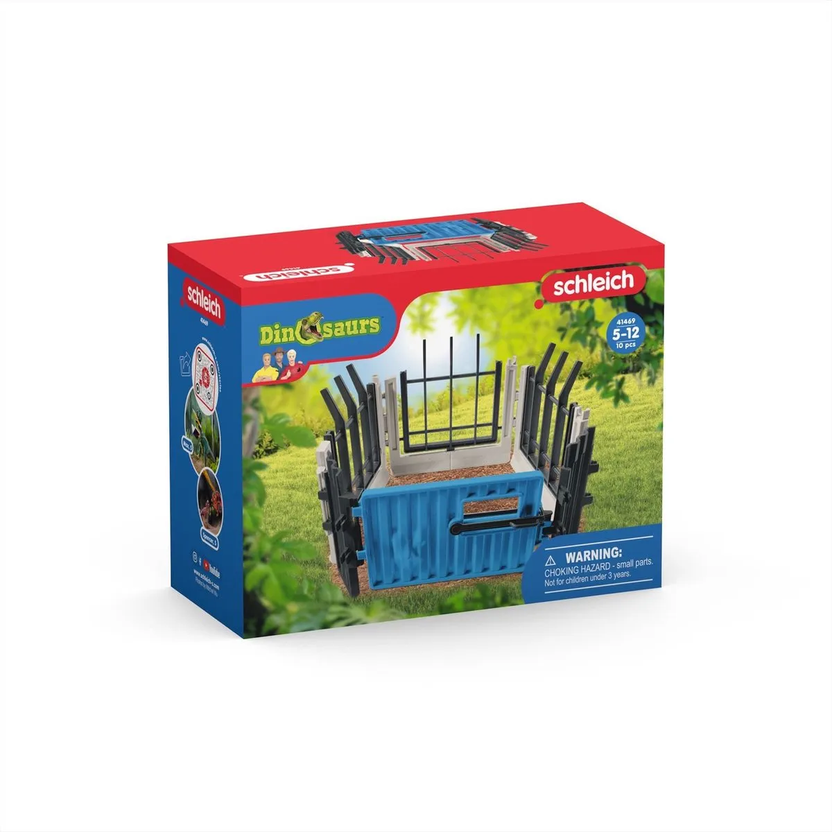 Schleich Dinosaurus Hek Uitbreiding 41469 - 6 Stuks - Blauw - afbeelding 6 van 6