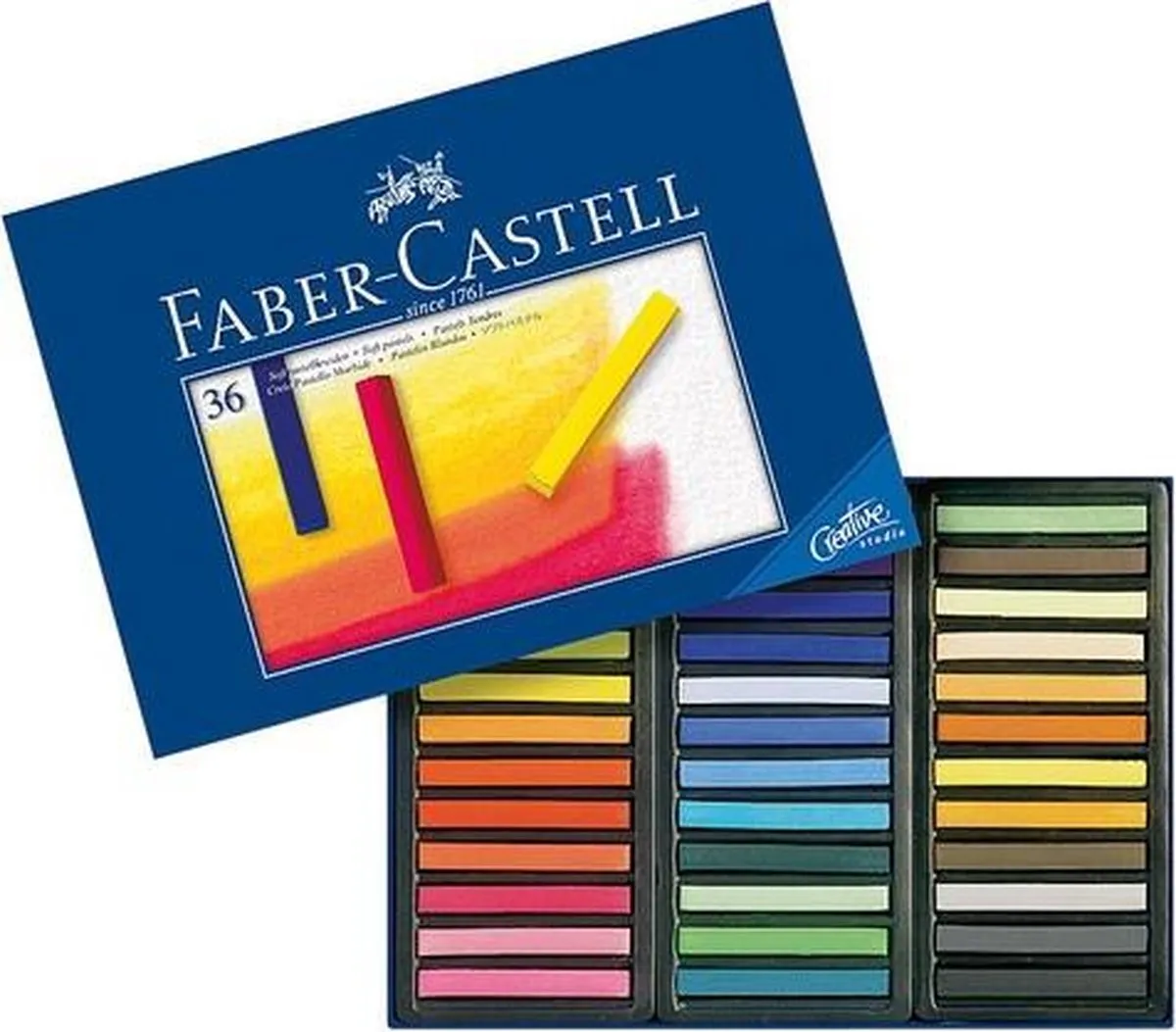 Faber-Castell Creative Studio Pastelkrijt 36 Stuks - Multicolor