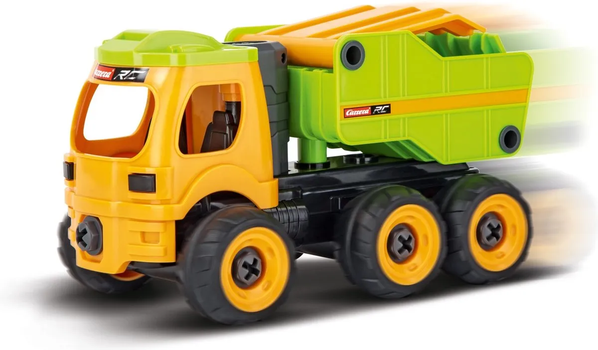 Carrera RC Kiepwagen 25,4cm - Groen/Geel - 2-delig