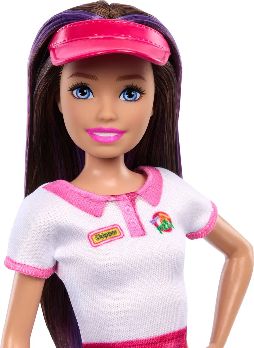 Barbie Skippe Pizzaserveerster HTK36 - Meerkleurig