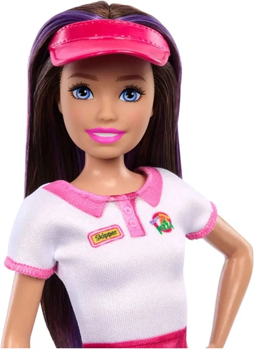 Barbie Skippe Pizzaserveerster HTK36 - Meerkleurig - afbeelding 6 van 6