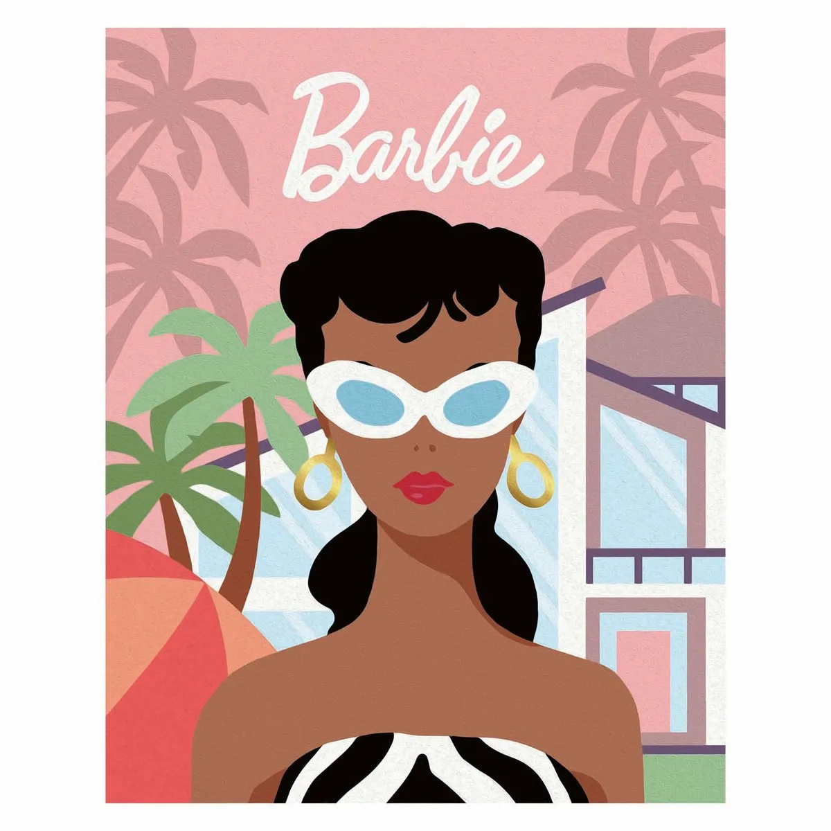 Ravensburger Schilderen op Nummer Barbie 1959 Creatief Pakket - Meerkleurig - afbeelding 6 van 6