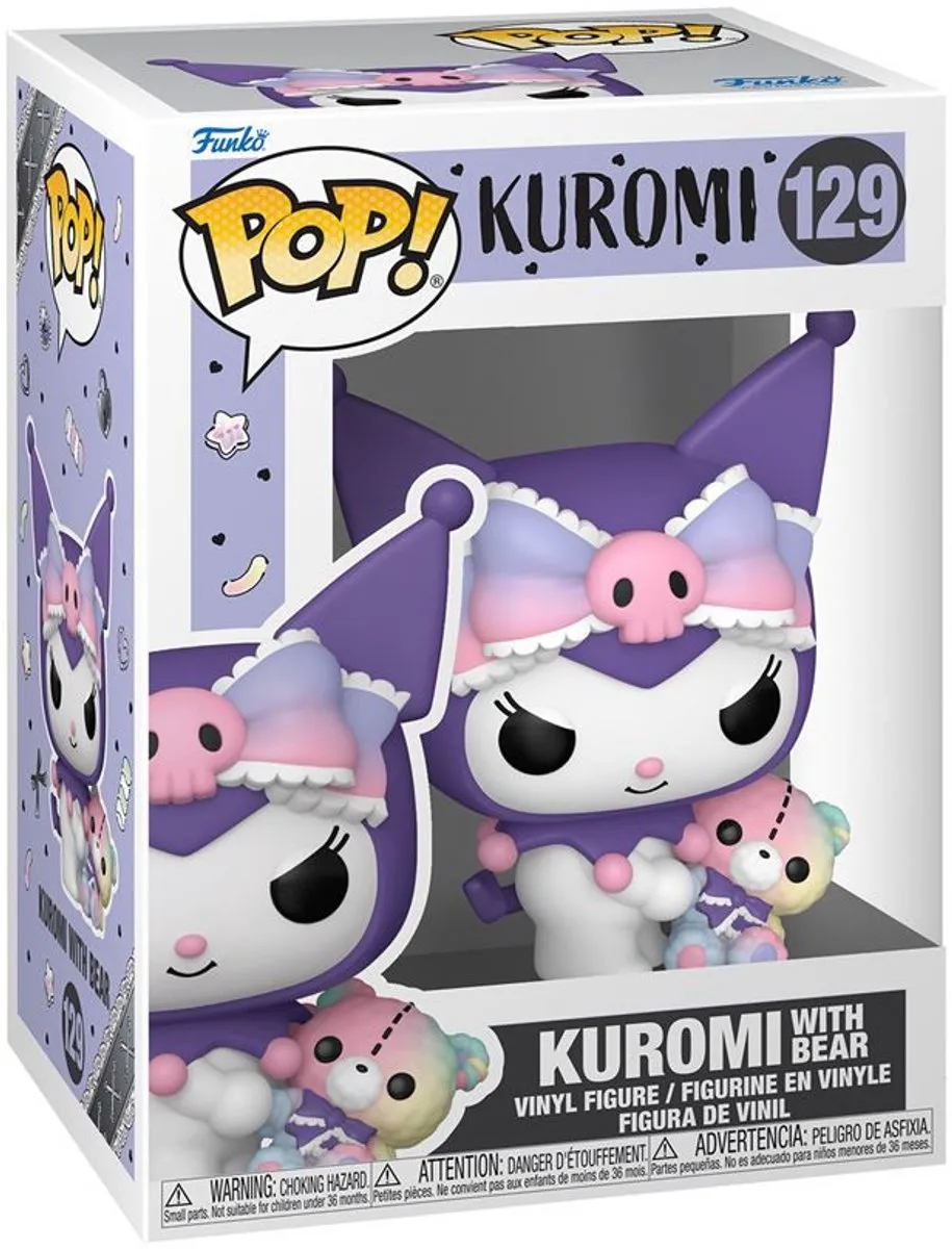 Funko Pop! Hello Kitty Kuromi met Beren Vinylfiguur - 0889698885386