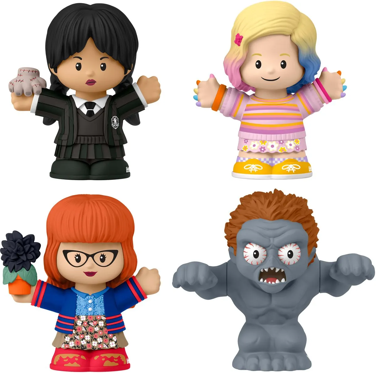 Fisher Price Little People Collector Wednesday Speciale Editie - 4 Figuren - Multicolor
