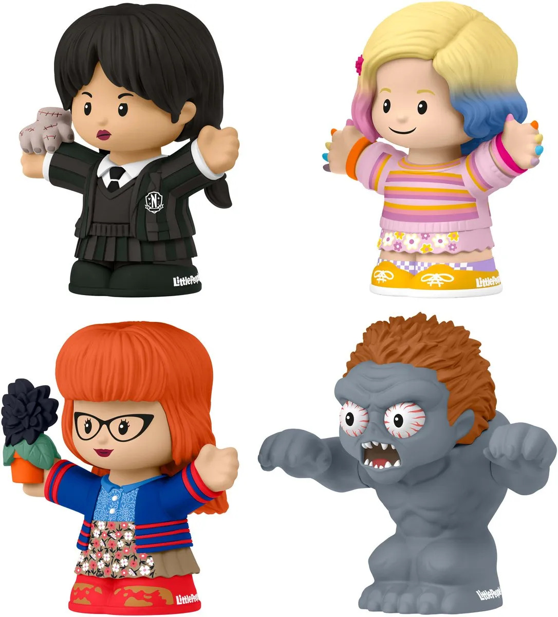 Fisher Price Little People Collector Wednesday Speciale Editie - 4 Figuren - Multicolor