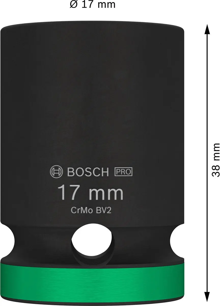 Bosch Professional PRO Impact Socket 17mm - 1 Stuk - afbeelding 2 van 3