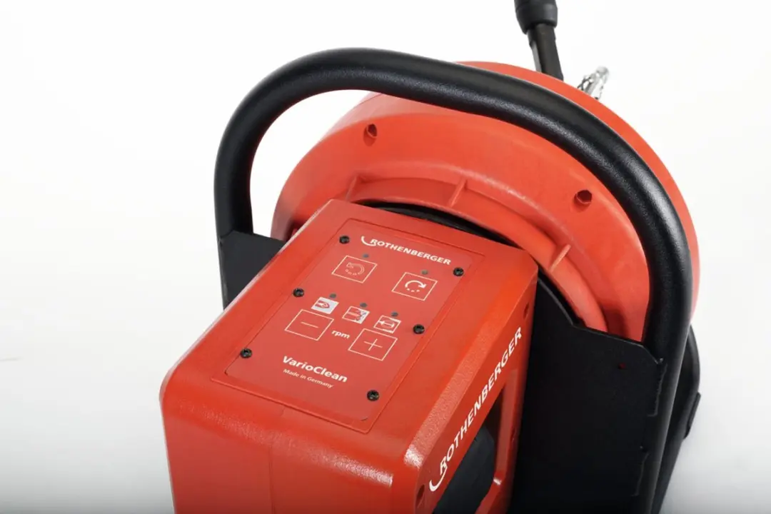 Rothenberger RODRUM VarioClean Akku Trommelmachine 18V - Rood - afbeelding 6 van 6
