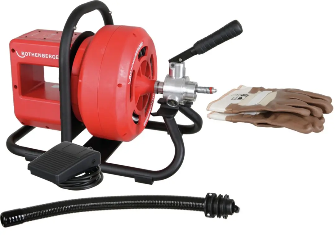 Rothenberger RODRUM VarioClean Akku Trommelmachine 18V - Rood - afbeelding 2 van 6