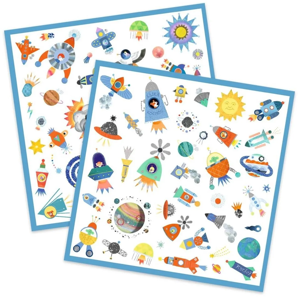 Djeco Stickers Space Interstellar - 160 Stuks