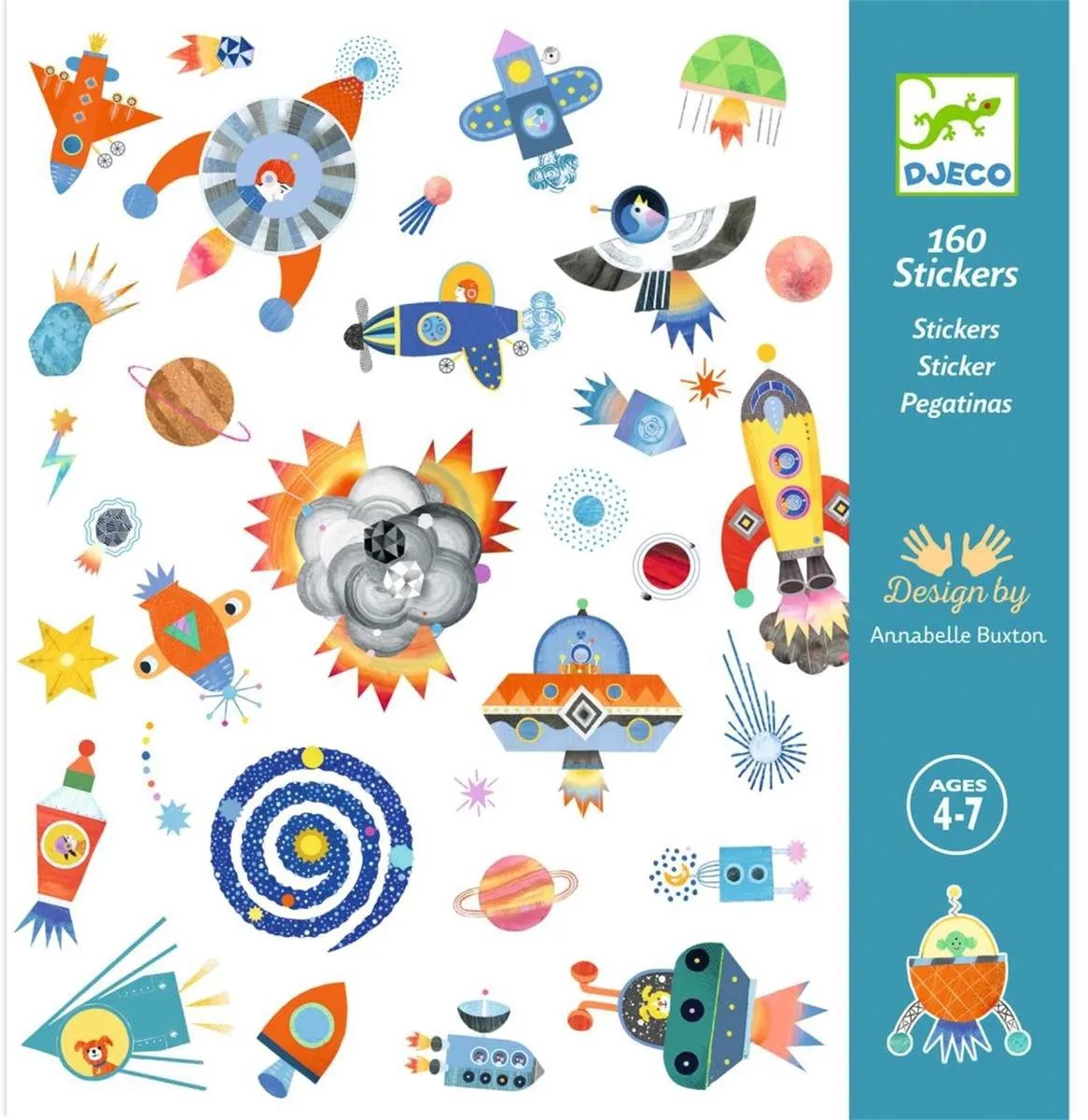 Djeco Stickers Space Interstellar