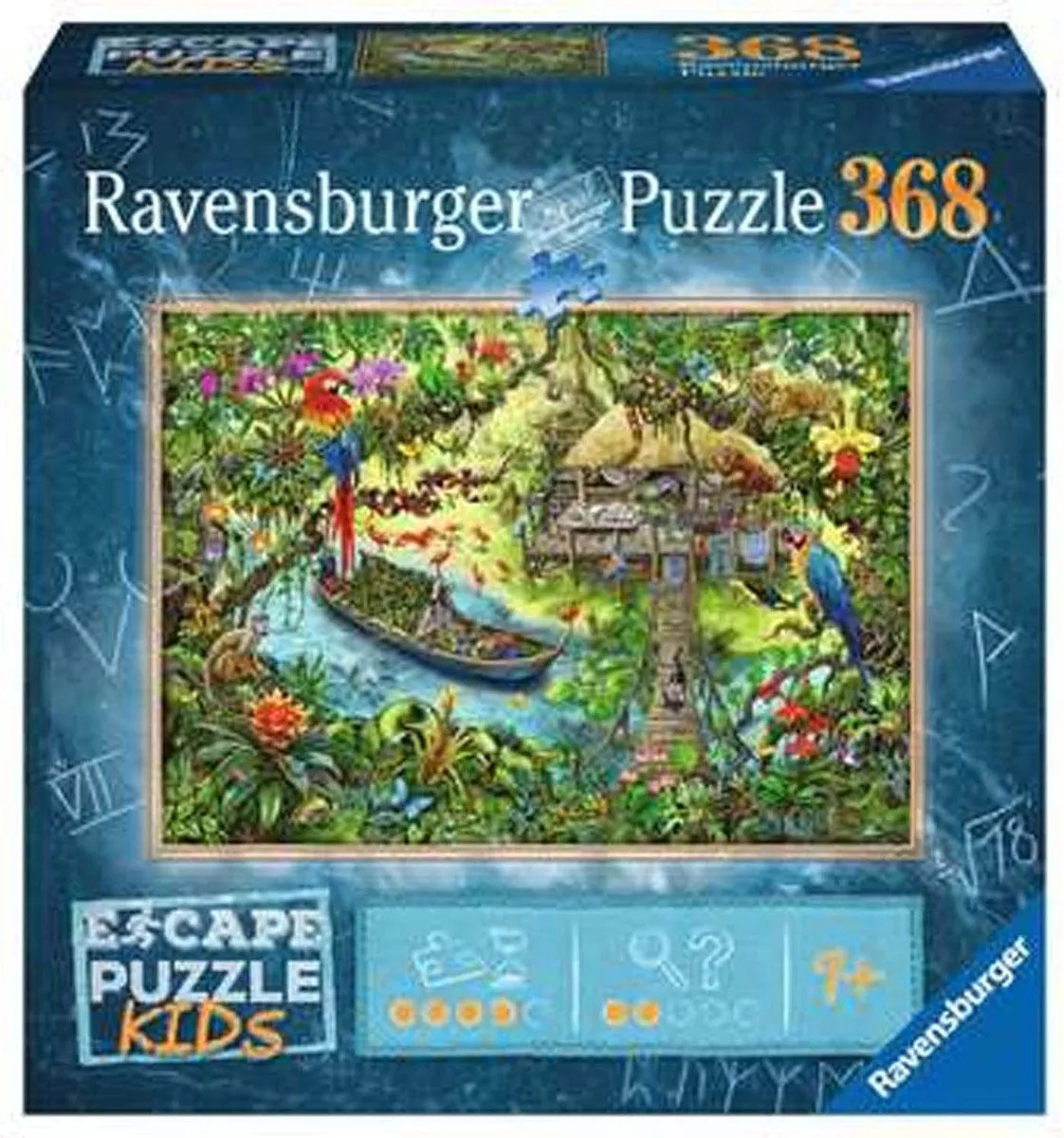 Ravensburger Escape Puzzle Kids Jungle 368 Stuks - Multicolor