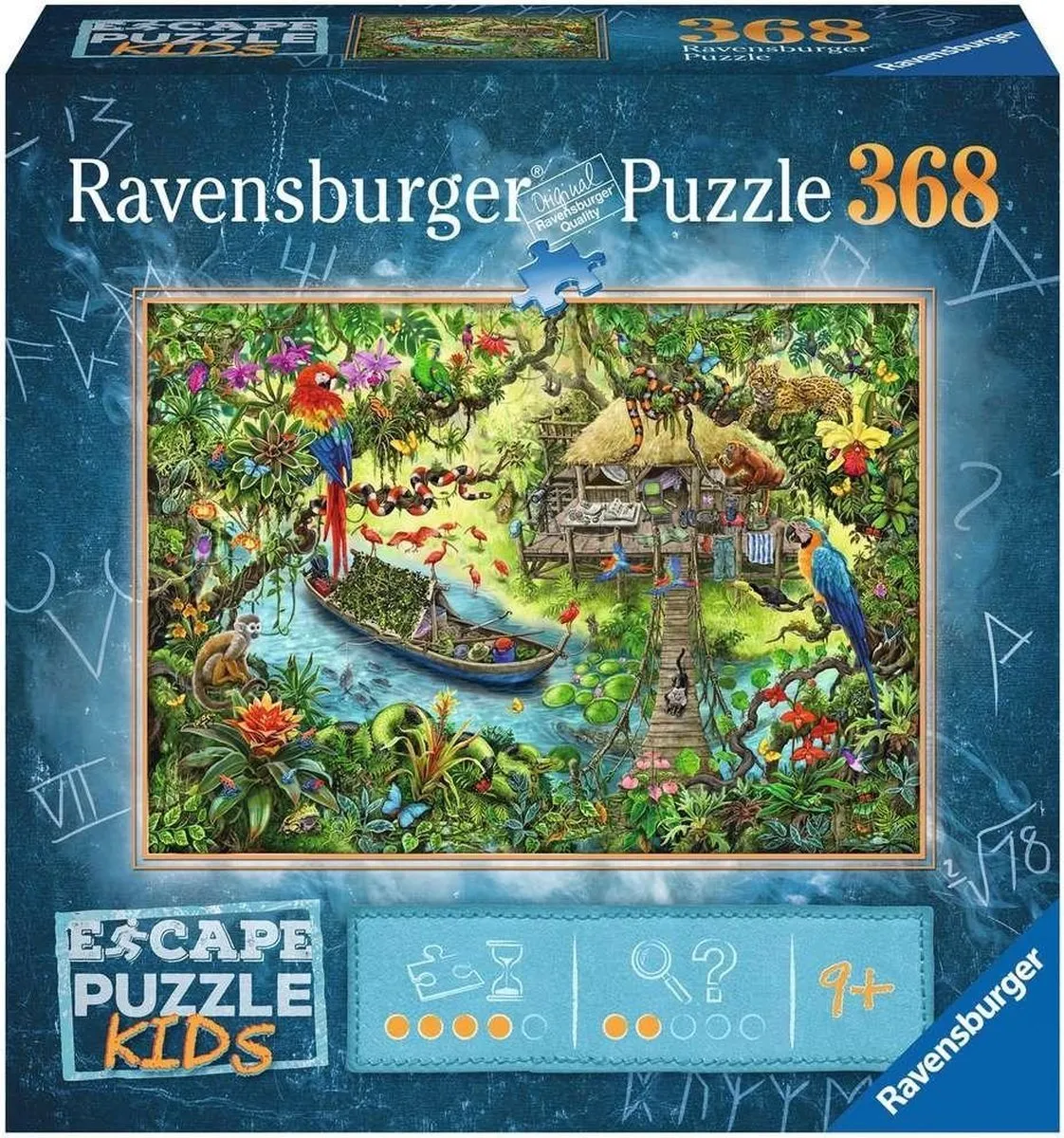 Ravensburger Escape Puzzle Kids Jungle 368 Stuks - Multicolor