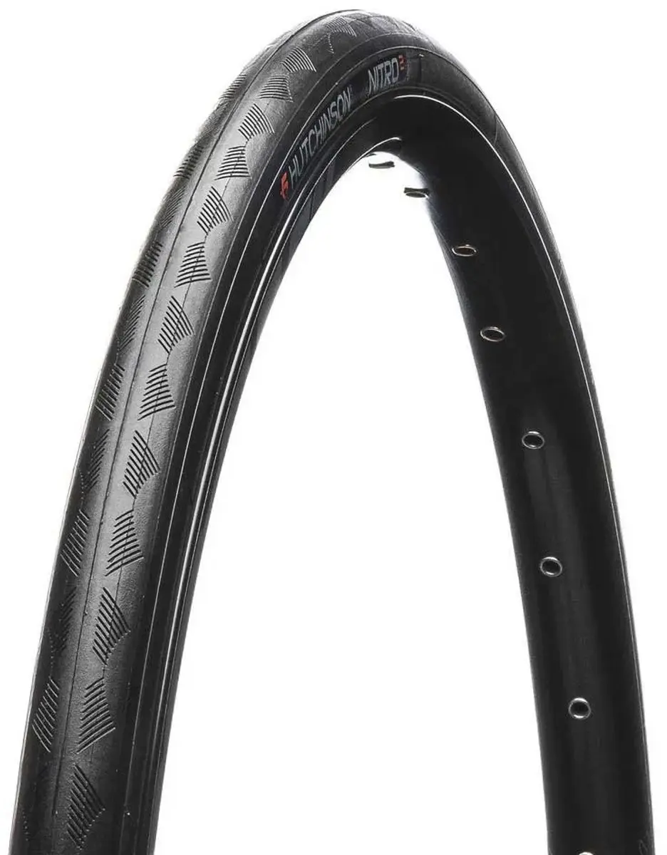 Hutchinson Nitro 2 Mono-gomme 700c X 28 Stijve Racefietsband Zwart 700C x 28