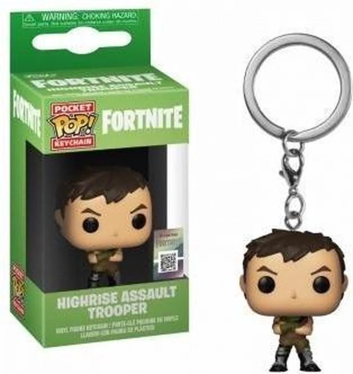 Funko Pocket Pop! Keychain Fortnite Highrise Assault Trooper