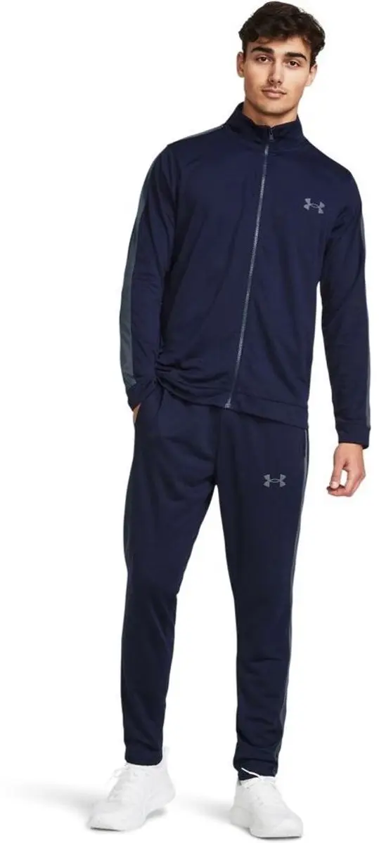 Under Armour UA Rival Knit Trainingspak - XS - Midnight Navy/Gray - afbeelding 2 van 6