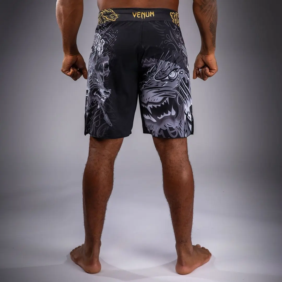 Venum Wolf Atak Fightshorts - S - Zwart/Grijs