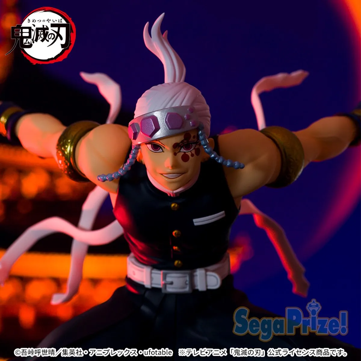 Sega Kimetsu no Yaiba Uzui Tengen Figurizm Alpha PVC Figuur 17cm - Multicolor