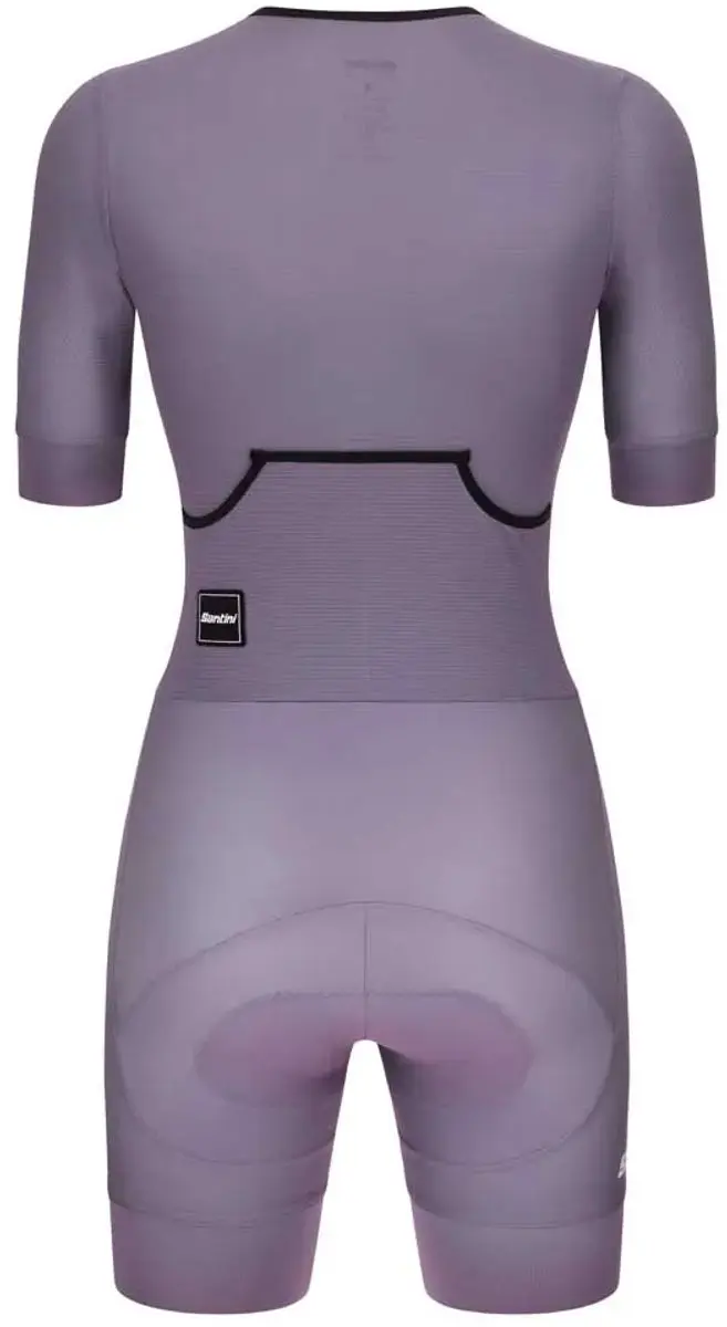 Santini Leaf Triatlonpak - Paars XS