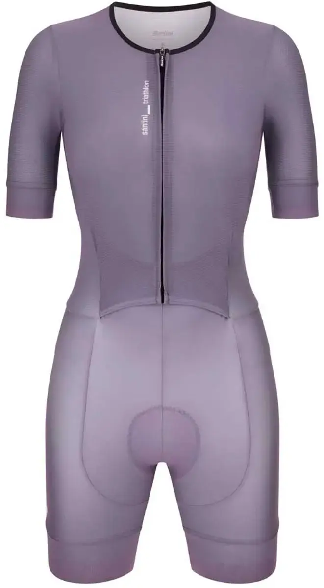 Santini Leaf Triatlonpak - Paars XS