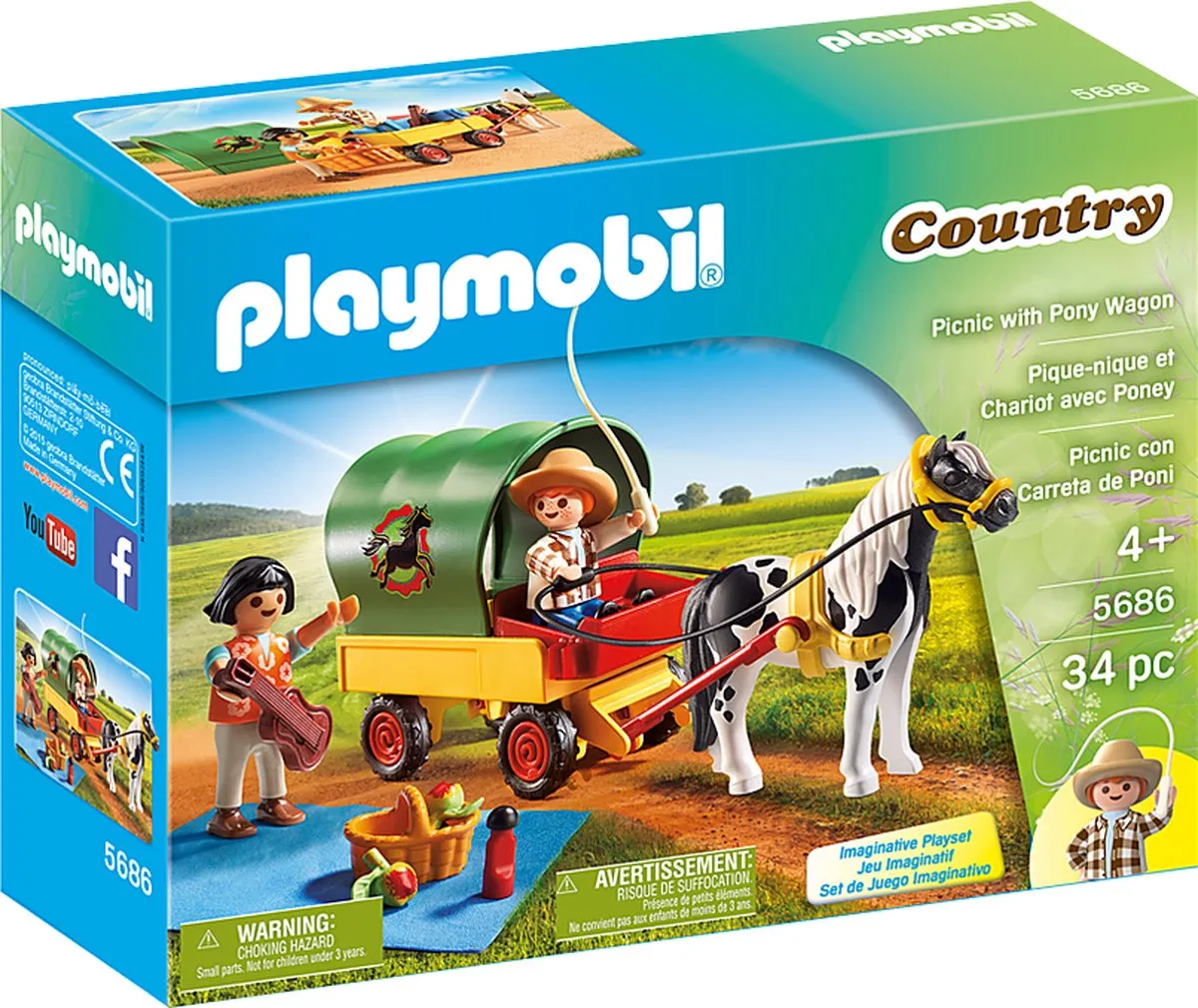Playmobil Country Picnic met Ponywagen 5686
