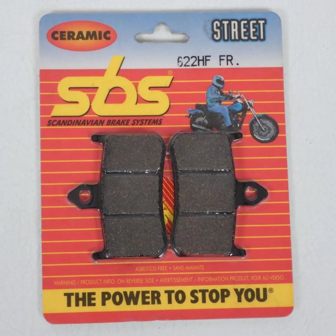 Plaquette de frein SBS pour Moto Honda 400 VTR R 1990 AV / 622HF FR Neuf