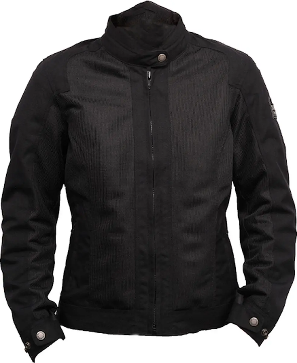 Helstons Stoner Tissu Mesh Jas Dames Zwart