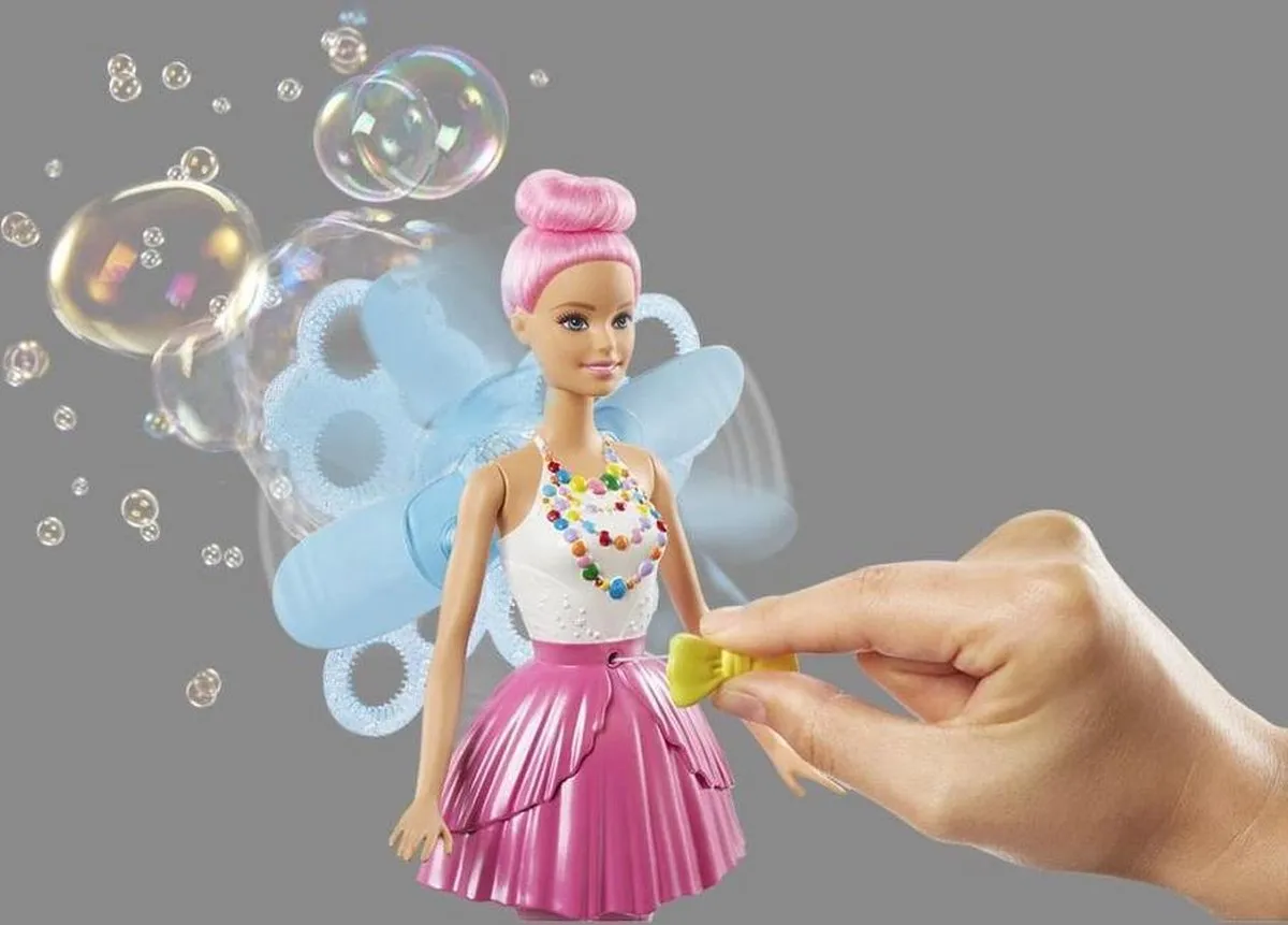Barbie Dreamtopia Bubbletastic Fairy Doll DVM95 - Roze/Blauw