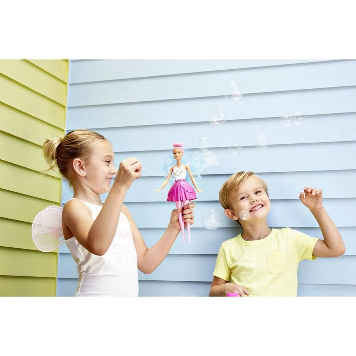 Barbie Dreamtopia Bubbletastic Fairy Doll DVM95 - Roze/Blauw