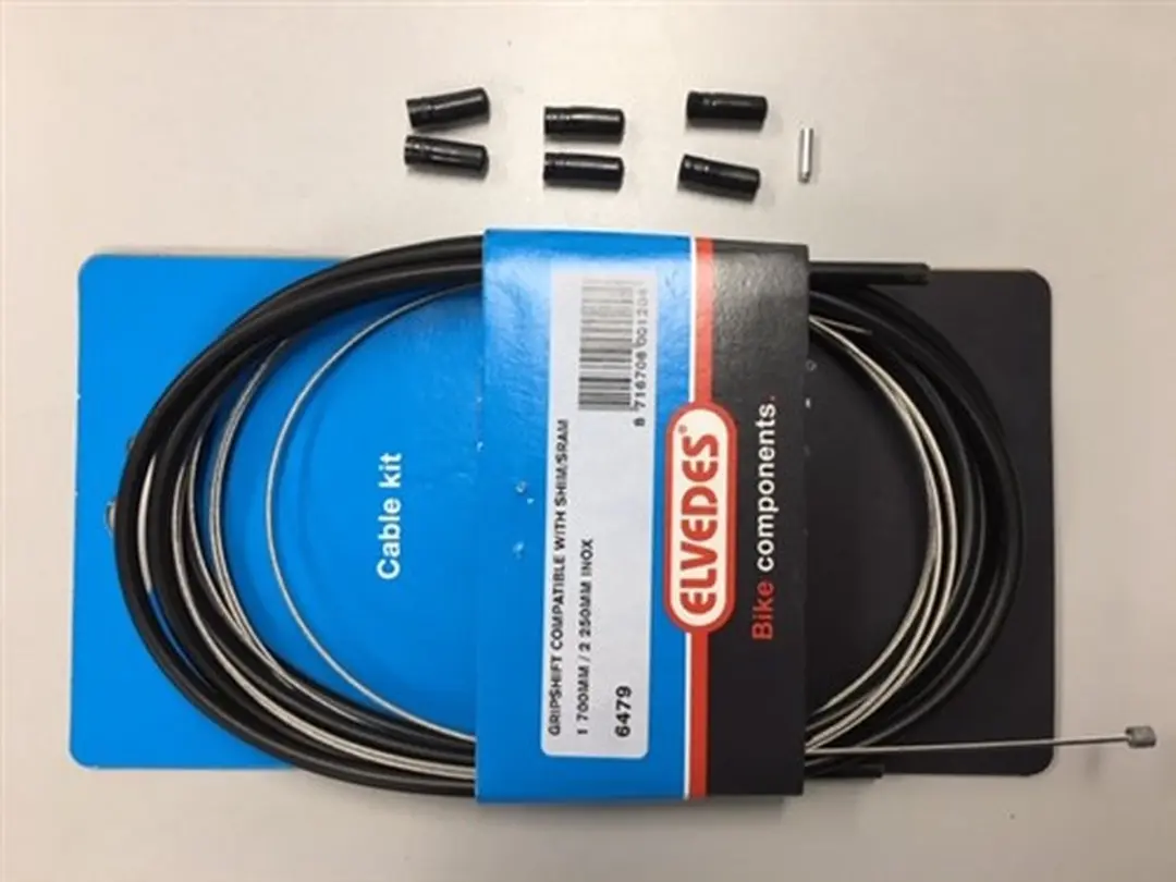 Elvedes Nexus 3 Versnellingskabelset 1700/2250mm - Zwart - afbeelding 5 van 6