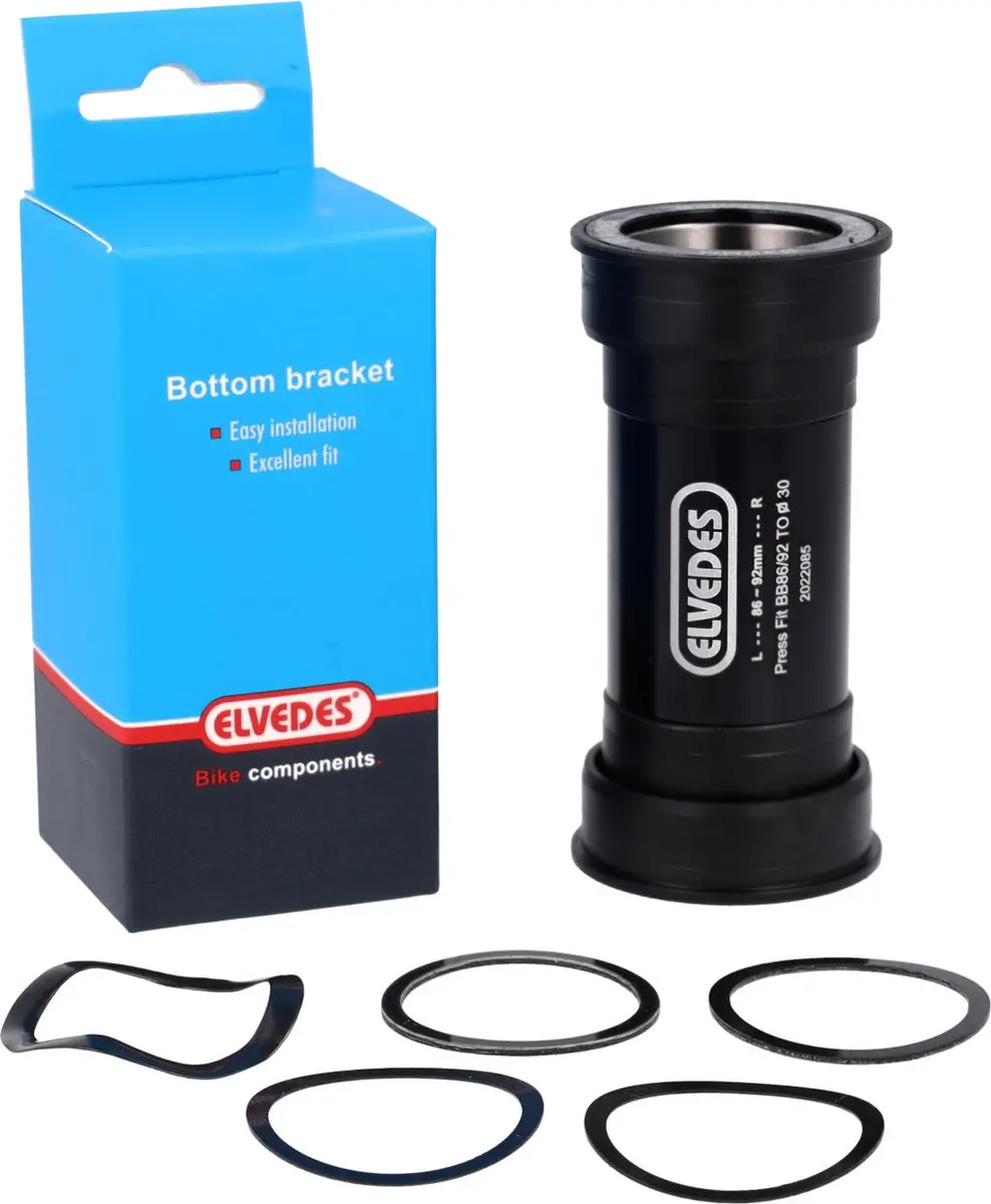 Elvedes Trapasadapter BB86/92 Press Fit - Zwart - afbeelding 2 van 6