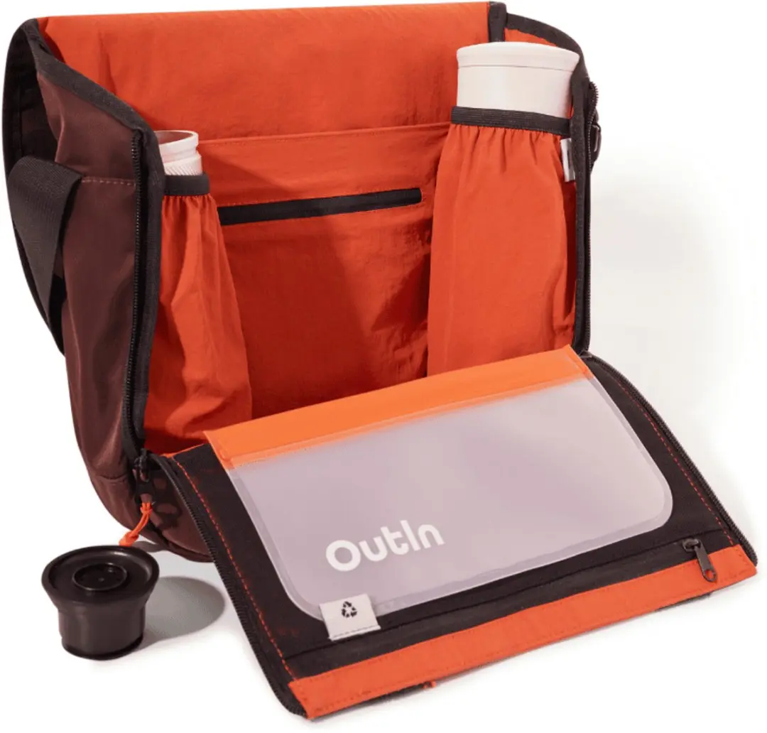 OutIn Flex Messenger Koffietas 11 Inch - Rood