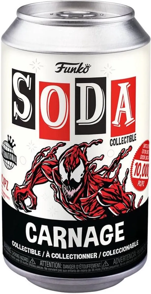 Funko Spider-Man Carnage Vinyl Soda Figure 11cm - Rood